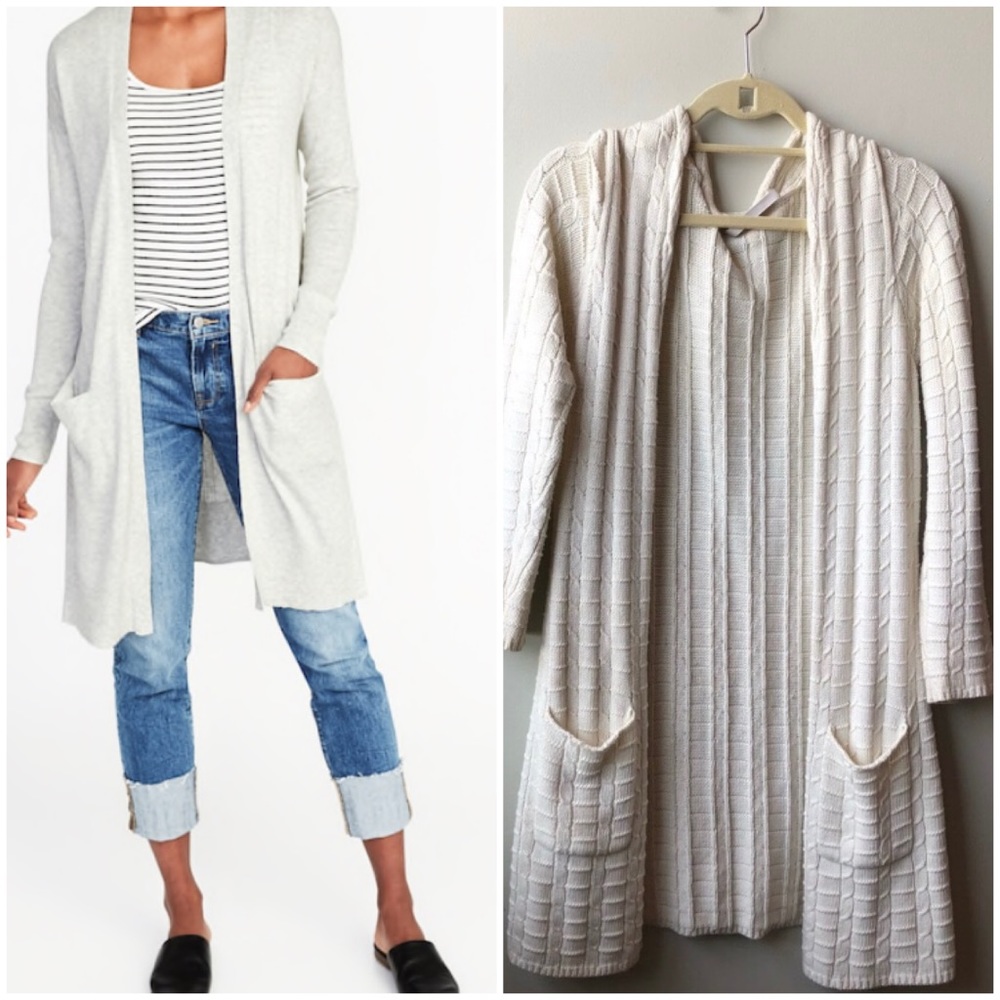 Cozy cream long sweater